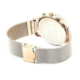 Buy Shop Tommy Hilfiger Blake Quartz Gold Dial Gold Mesh Bracelet Watch for Women - 1782303 USA Online