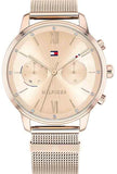 Buy Shop Tommy Hilfiger Blake Quartz Gold Dial Gold Mesh Bracelet Watch for Women - 1782303 USA Online