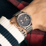 Buy Shop Tommy Hilfiger Blake Quartz Grey Dial Silver Mesh Bracelet Watch for Men - 1782304 USA Online