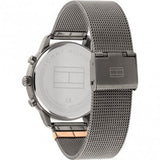 Buy Shop Tommy Hilfiger Blake Quartz Grey Dial Silver Mesh Bracelet Watch for Men - 1782304 USA Online