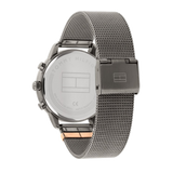 Buy Shop Tommy Hilfiger Blake Quartz Grey Dial Silver Mesh Bracelet Watch for Men - 1782304 USA Online