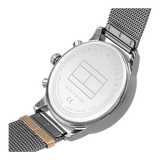 Buy Shop Tommy Hilfiger Blake Quartz Grey Dial Silver Mesh Bracelet Watch for Men - 1782304 USA Online