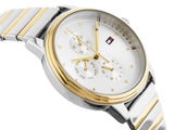 Buy Shop Tommy Hilfiger Blake Silver Dial Two Tone Steel Strap Watch for Women - 1781908 USA Online