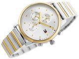 Buy Shop Tommy Hilfiger Blake Silver Dial Two Tone Steel Strap Watch for Women - 1781908 USA Online