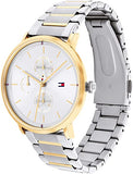 Buy Shop Tommy Hilfiger Blake Silver Dial Two Tone Steel Strap Watch for Women - 1781908 USA Online