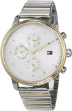 Buy Shop Tommy Hilfiger Blake Silver Dial Two Tone Steel Strap Watch for Women - 1781908 USA Online