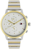 Buy Shop Tommy Hilfiger Blake Silver Dial Two Tone Steel Strap Watch for Women - 1781908 USA Online