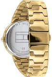 Buy Shop Tommy Hilfiger Blake White Dial Gold Steel Strap Watch for Women - 1781905 USA Online