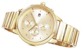 Buy Shop Tommy Hilfiger Blake White Dial Gold Steel Strap Watch for Women - 1781905 USA Online