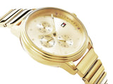 Buy Shop Tommy Hilfiger Blake White Dial Gold Steel Strap Watch for Women - 1781905 USA Online