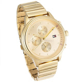 Buy Shop Tommy Hilfiger Blake White Dial Gold Steel Strap Watch for Women - 1781905 USA Online