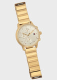 Buy Shop Tommy Hilfiger Blake White Dial Gold Steel Strap Watch for Women - 1781905 USA Online