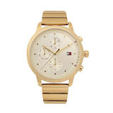 Buy Shop Tommy Hilfiger Blake White Dial Gold Steel Strap Watch for Women - 1781905 USA Online