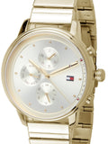 Buy Shop Tommy Hilfiger Blake White Dial Gold Steel Strap Watch for Women - 1781905 USA Online