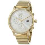 Buy Shop Tommy Hilfiger Blake White Dial Gold Steel Strap Watch for Women - 1781905 USA Online