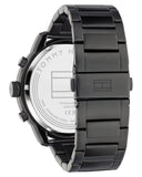 Buy Shop Tommy Hilfiger Blaze Chronograph Black Dial Black Steel Strap Watch For Men - 1792030 USA Online