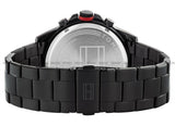 Buy Shop Tommy Hilfiger Blaze Chronograph Black Dial Black Steel Strap Watch For Men - 1792030 USA Online
