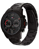 Buy Shop Tommy Hilfiger Blaze Chronograph Black Dial Black Steel Strap Watch For Men - 1792030 USA Online
