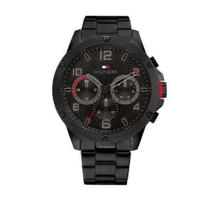Buy Shop Tommy Hilfiger Blaze Chronograph Black Dial Black Steel Strap Watch For Men - 1792030 USA Online