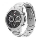 Buy Shop Tommy Hilfiger Blaze Chronograph Black Dial Silver Steel Strap Watch For Men - 1792029 USA Online