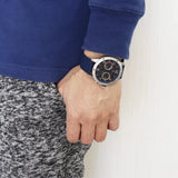 Buy Shop Tommy Hilfiger Blaze Chronograph Blue Dial Blue Rubber Strap Watch For Men - 1792027 USA Online