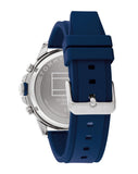 Buy Shop Tommy Hilfiger Blaze Chronograph Blue Dial Blue Rubber Strap Watch For Men - 1792027 USA Online