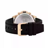 Buy Shop Tommy Hilfiger Blaze Multifunction Black Dial Black Rubber Strap Watch For Men - 1792028 USA Online