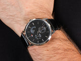 Buy Shop Tommy Hilfiger Brad Chronograph Black Dial Black Leather Strap Watch For Men - 1710391 USA Online
