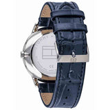 Buy Shop Tommy Hilfiger Brad Chronograph Quartz Blue Dial Blue Leather Strap Watch For Men - 1710387 USA Online