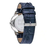 Buy Shop Tommy Hilfiger Brad Chronograph Quartz Blue Dial Blue Leather Strap Watch For Men - 1710387 USA Online