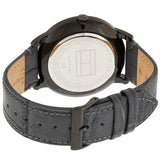 Buy Shop Tommy Hilfiger Brad Chronograph Quartz Grey Dial Grey Leather Strap Watch For Men - 1710388 USA Online