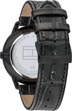 Buy Shop Tommy Hilfiger Brad Chronograph Quartz Grey Dial Grey Leather Strap Watch For Men - 1710388 USA Online