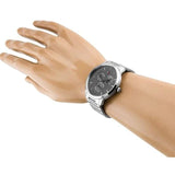 Buy Shop Tommy Hilfiger Brad Chronograph Quartz Grey Dial Silver Steel Strap Watch For Men - 1710385 USA Online