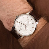 Buy Shop Tommy Hilfiger Brad Chronograph White Dial Brown Leather Strap Watch For Men - 1710389 USA Online