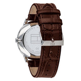 Buy Shop Tommy Hilfiger Brad Chronograph White Dial Brown Leather Strap Watch For Men - 1710389 USA Online