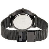 Buy Shop Tommy Hilfiger Brad Quartz Blue Dial Black Mesh Bracelet Watch For Men - 1710392 USA Online