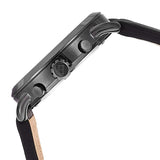 Buy Shop Tommy Hilfiger Briggs Black Dial Black Leather Strap Watch for Men - 1791426 USA Online