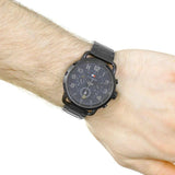 Buy Shop Tommy Hilfiger Briggs Black Dial Black Steel Strap Watch for Men - 1791423 USA Online