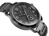 Buy Shop Tommy Hilfiger Briggs Black Dial Black Steel Strap Watch for Men - 1791423 USA Online