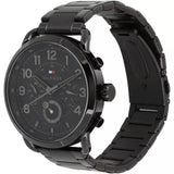Buy Shop Tommy Hilfiger Briggs Black Dial Black Steel Strap Watch for Men - 1791423 USA Online