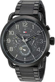 Buy Shop Tommy Hilfiger Briggs Black Dial Black Steel Strap Watch for Men - 1791423 USA Online