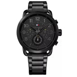 Buy Shop Tommy Hilfiger Briggs Black Dial Black Steel Strap Watch for Men - 1791423 USA Online