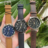 Buy Shop Tommy Hilfiger Briggs Chronograph Black Dial Brown Leather Strap Watch for Men - 1791425 USA Online