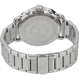 Buy Shop Tommy Hilfiger Briggs Chronograph Black Dial Silver Steel Strap Watch for Men - 1791422 USA Online