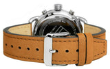 Buy Shop Tommy Hilfiger Briggs Chronograph Blue Dial Brown Leather Strap Watch for Men - 1791424 USA Online