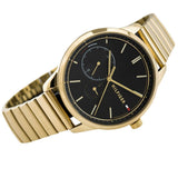Buy Shop Tommy Hilfiger Brooke Black Dial Gold Steel Strap Watch for Women - 1782019 USA Online