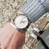 Buy Shop Tommy Hilfiger Brooke Pink Dial Silver Steel Strap Watch for Women - 1782020 USA Online