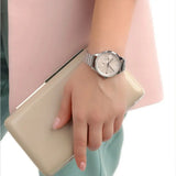Buy Shop Tommy Hilfiger Brooke Pink Dial Silver Steel Strap Watch for Women - 1782020 USA Online