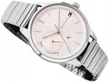 Buy Shop Tommy Hilfiger Brooke Pink Dial Silver Steel Strap Watch for Women - 1782020 USA Online