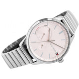 Buy Shop Tommy Hilfiger Brooke Pink Dial Silver Steel Strap Watch for Women - 1782020 USA Online